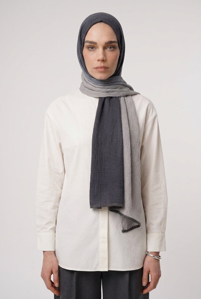 Gradient Muslin Shawl
