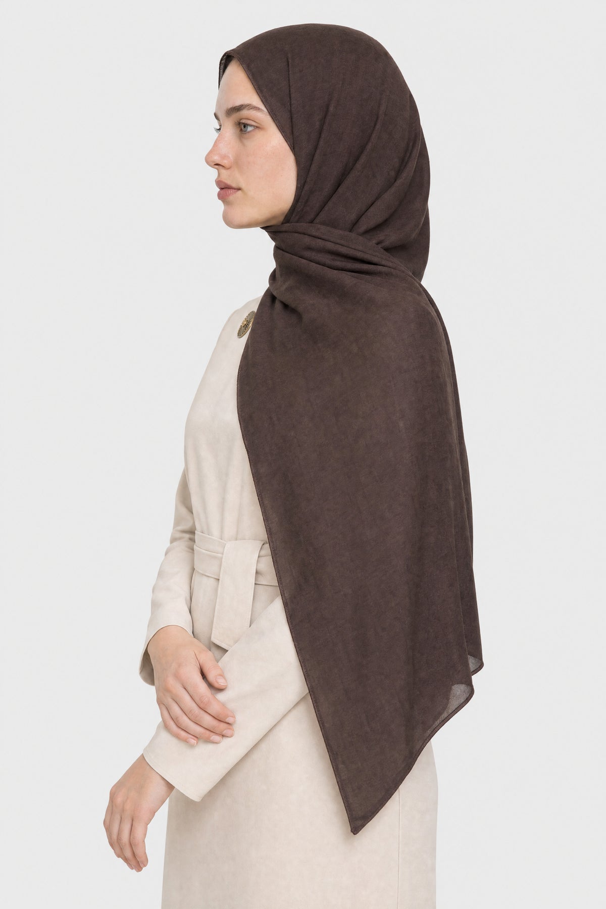Atelier Modal Şal - Acı Kahve