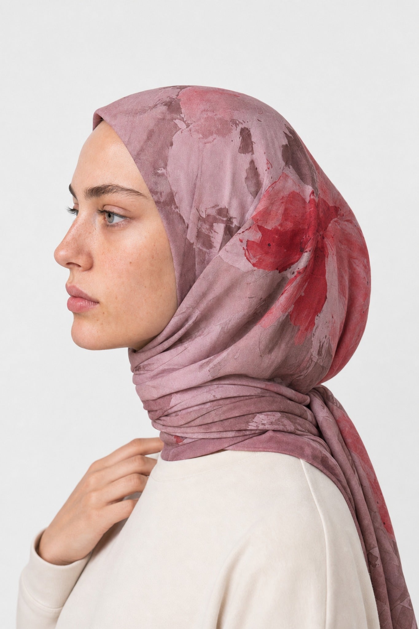 Botanica Neo Crash Eşarp - Bordo