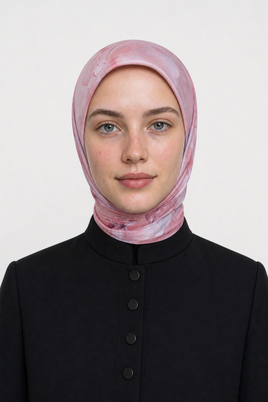 Garden Desen Organik Eşarp - Pembe