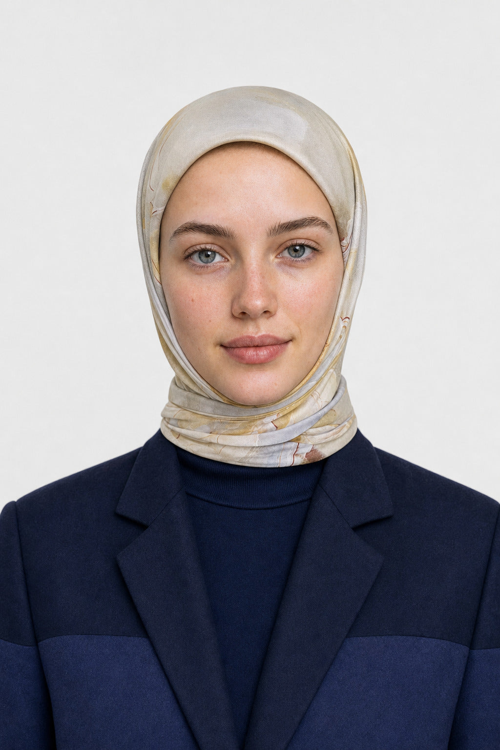 Garden Desen Organik Eşarp - Sarı