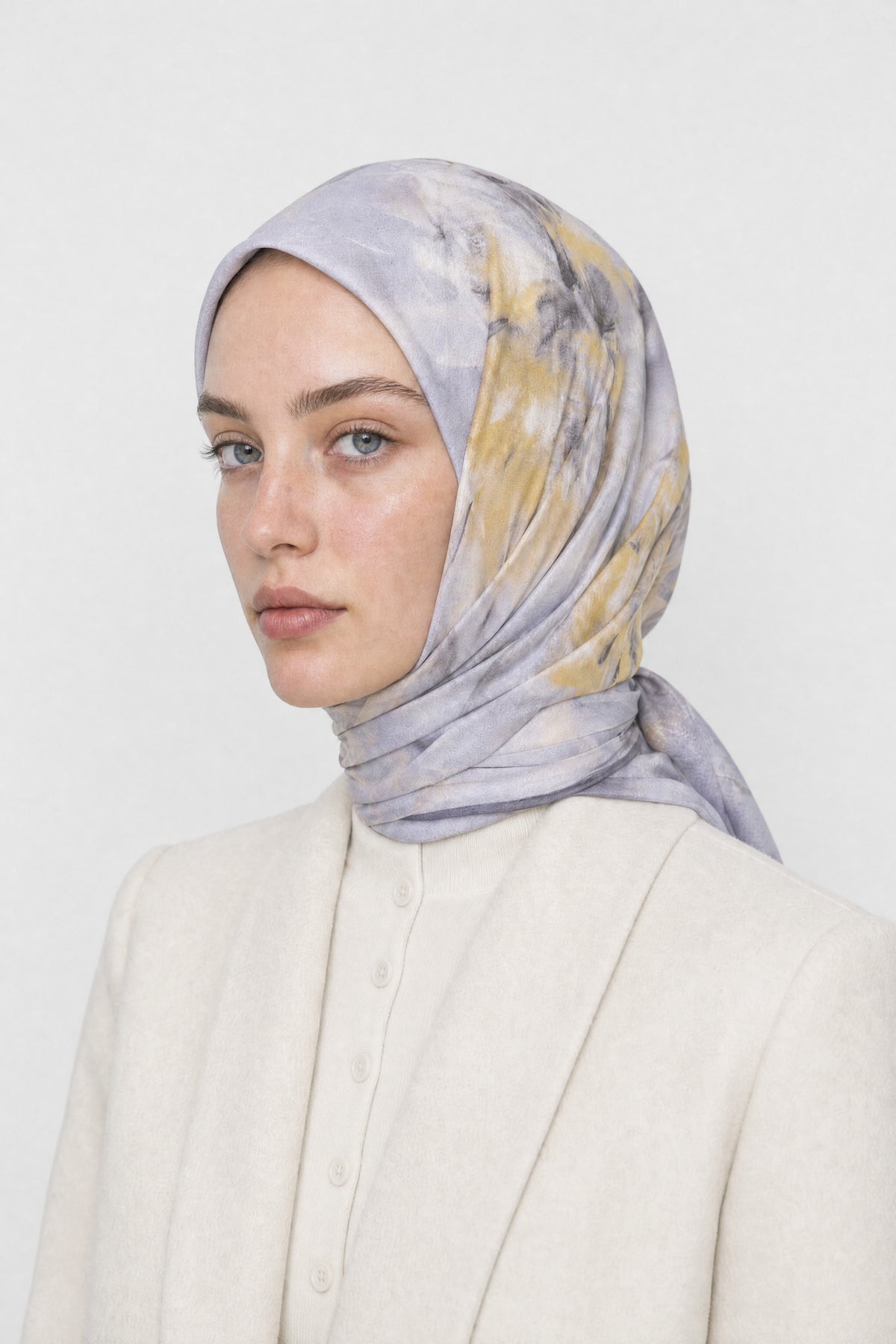 Grace Desen Organik Eşarp - Duman