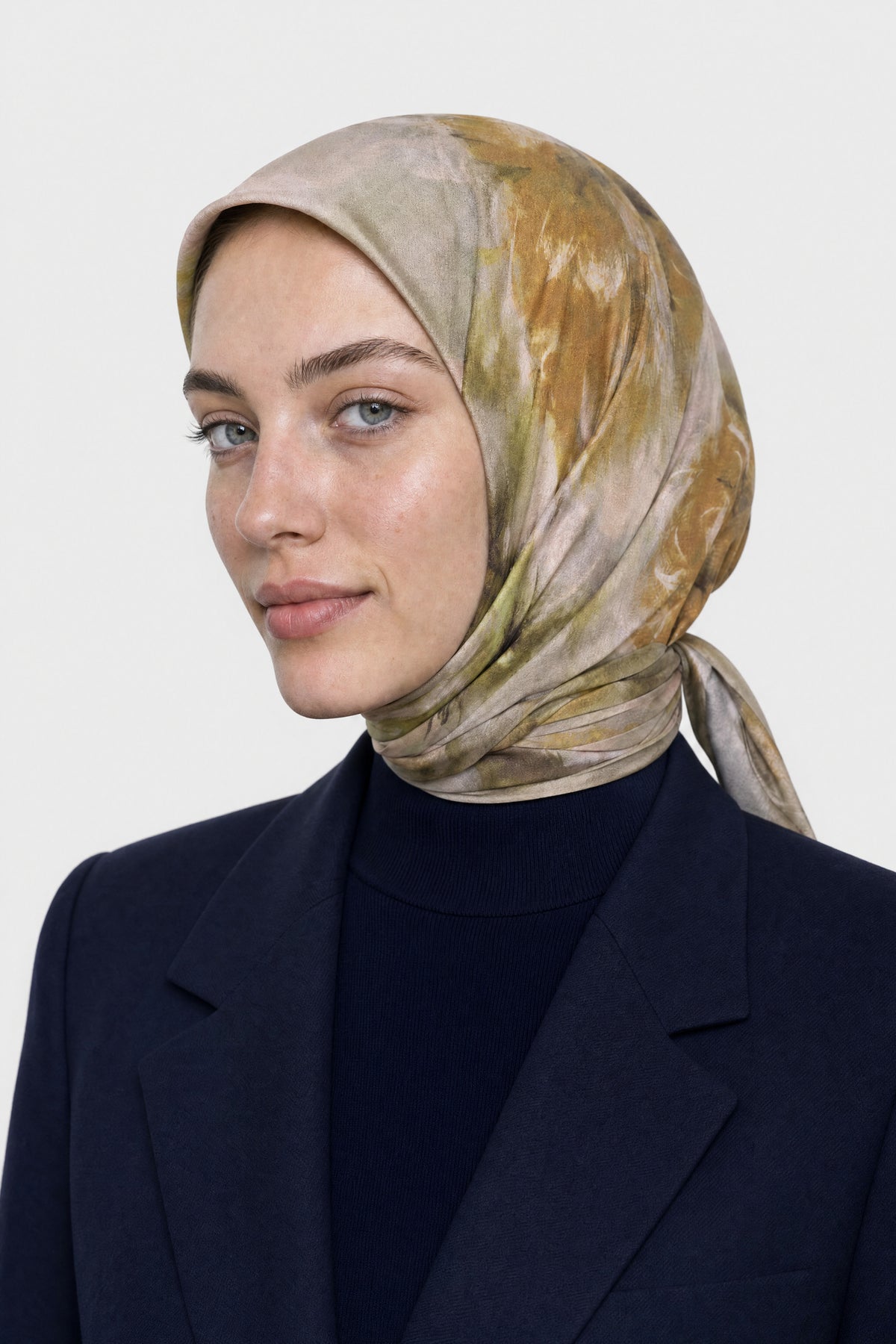 Grace Desen Organik Eşarp - Haki