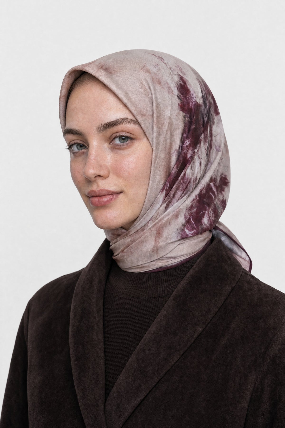 Grace Desen Organik Eşarp - Mor
