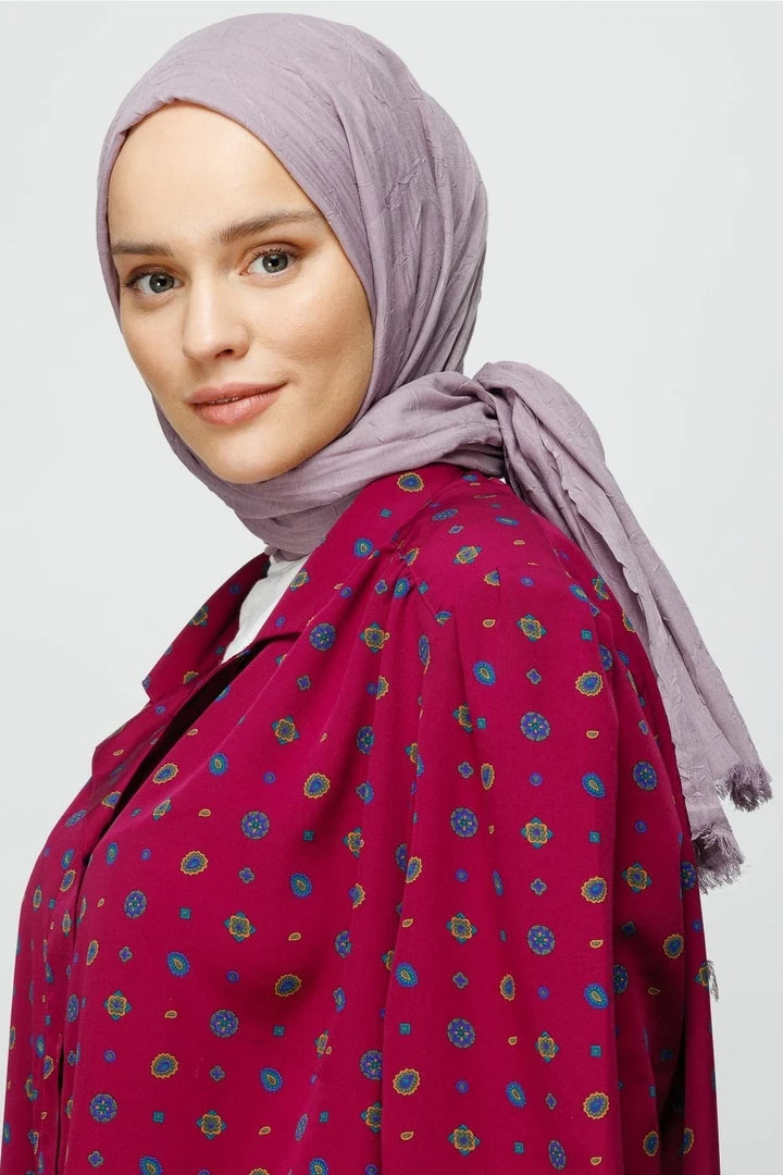 Bamboo Shawl - Lavender Grey
