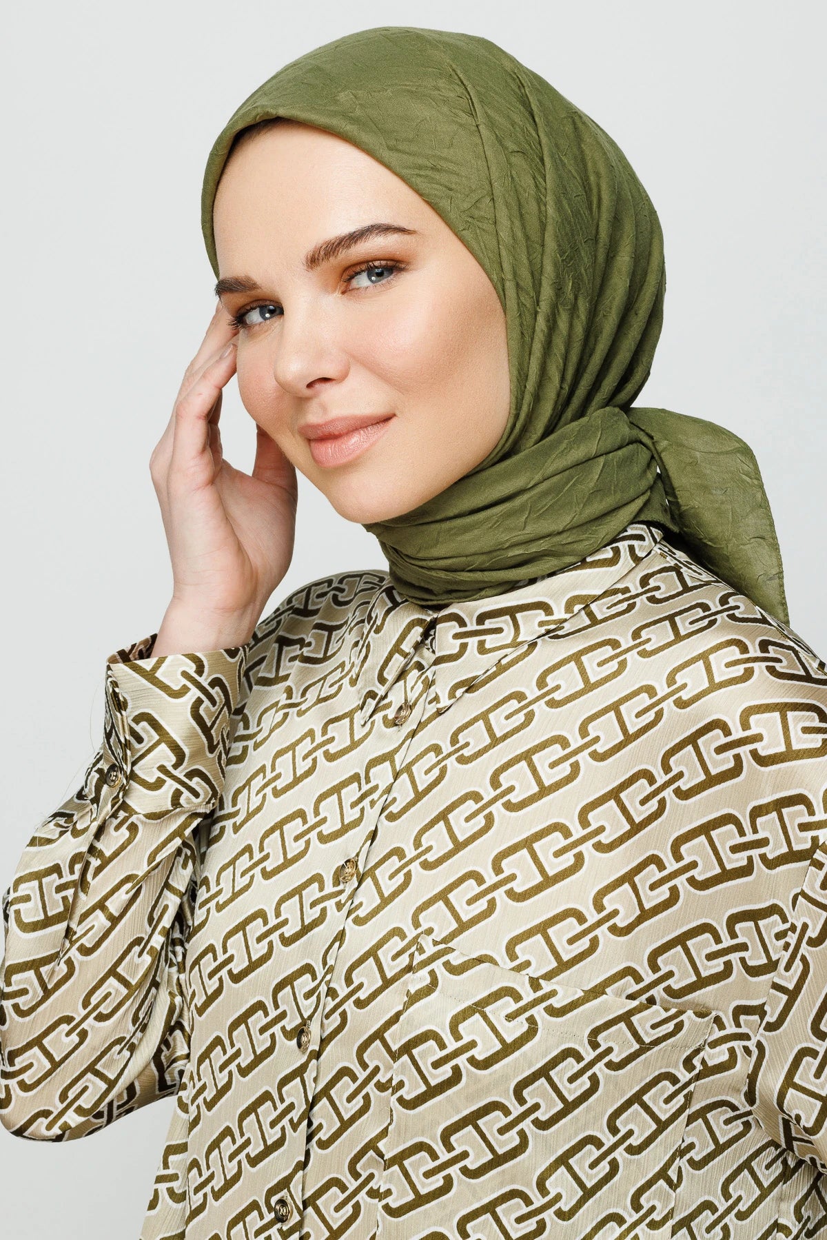 Bamboo Scarf - Military Green