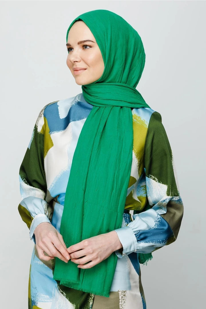 Bamboo Shawl - Benetton Green