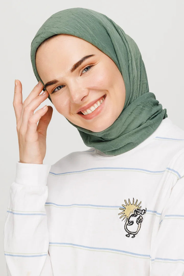 Bamboo Shawl - Mold Green