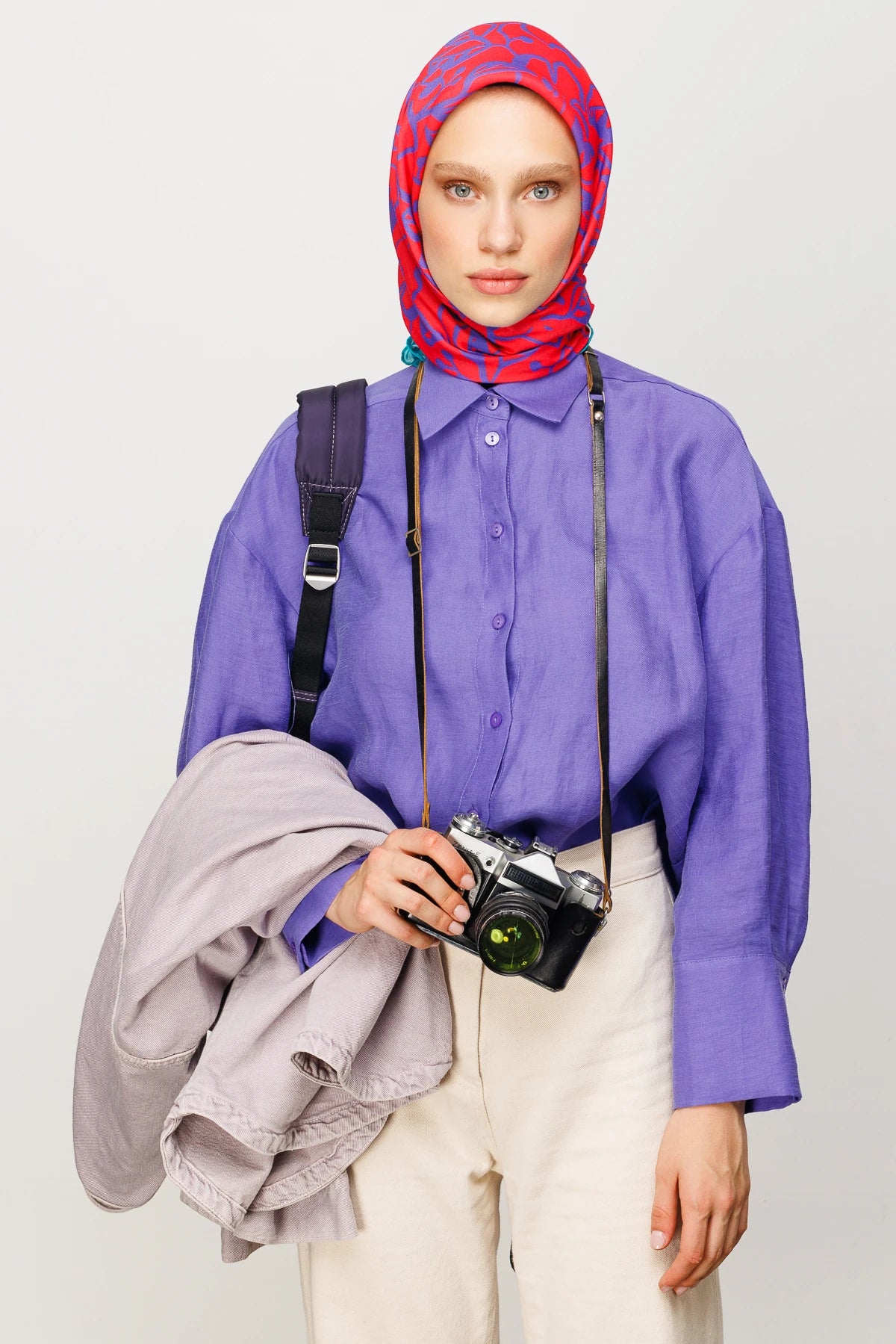Floral Desen Dijital Soft Eşarp