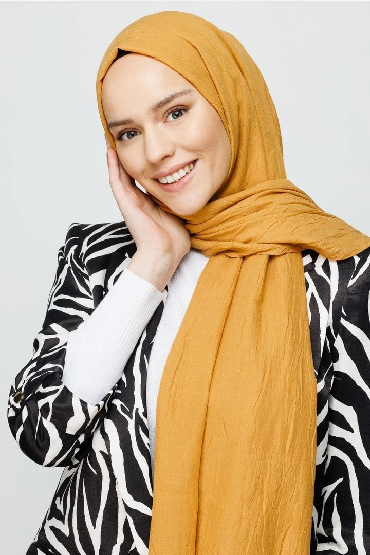Bamboo Shawl - Saffron