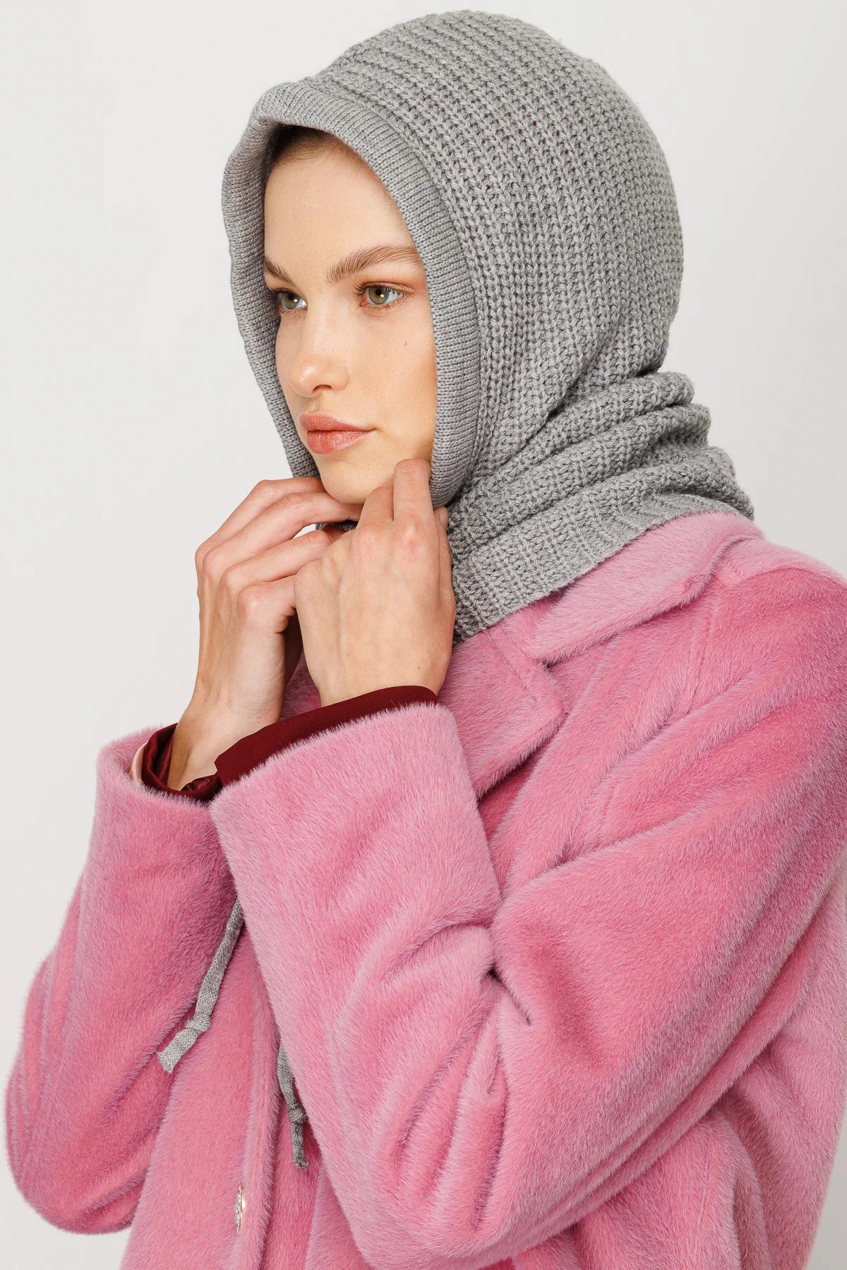 Balaclava Triko Başlık