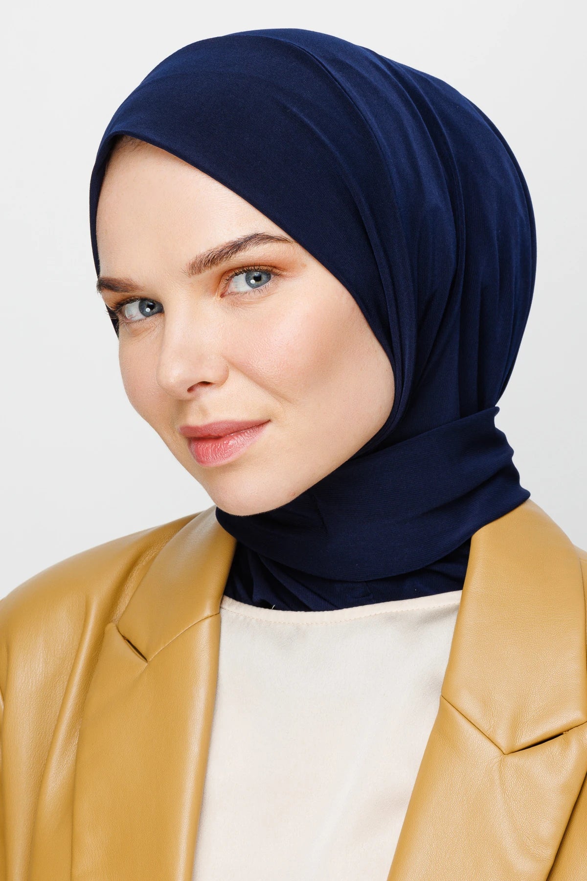 Ready-made Shawl - Navy blue