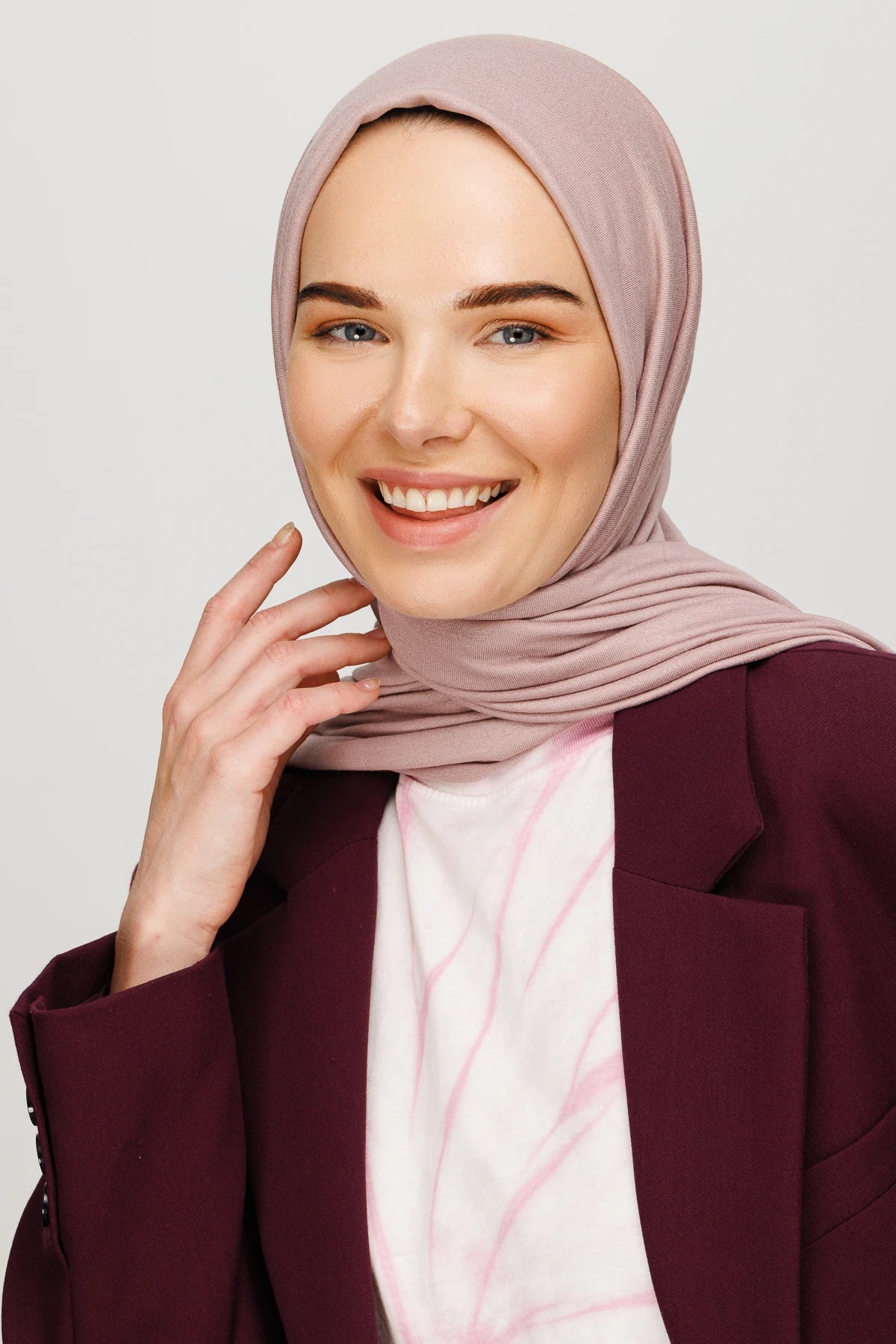 Cotton Scarf - Lavender Grey