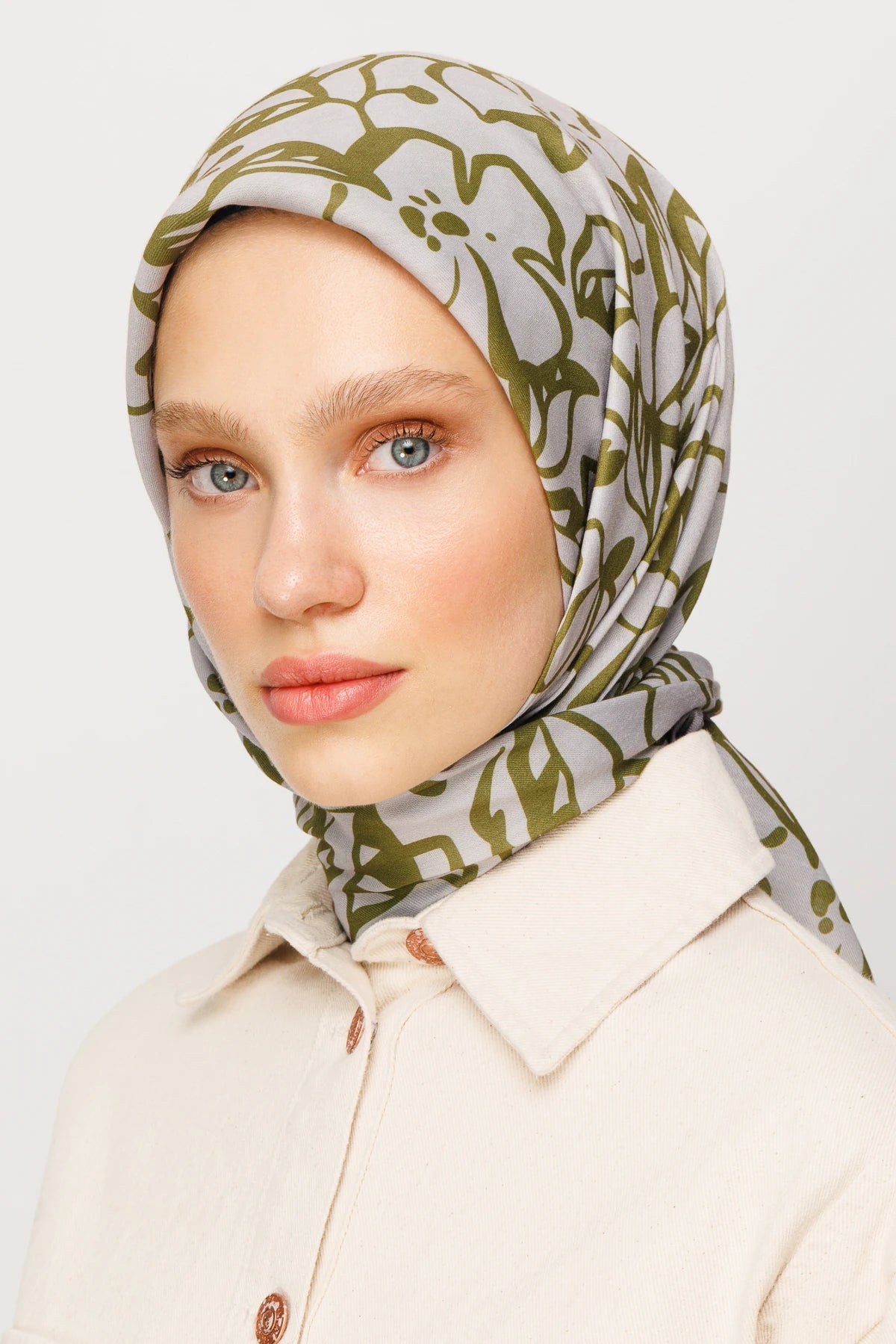 Floral Desen Dijital Soft Eşarp