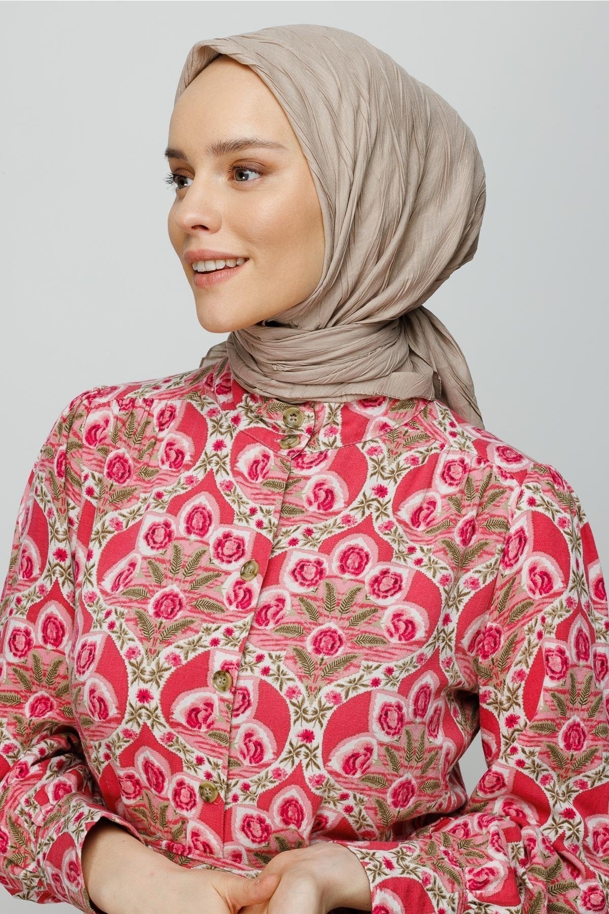 Pleated Bamboo Scarf - Ivory