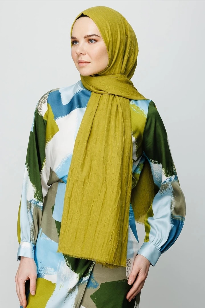 Bamboo Shawl - Olive