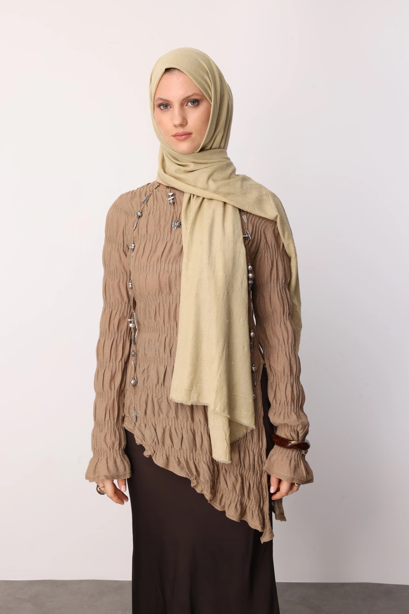 Bamboo Shawl - Tan