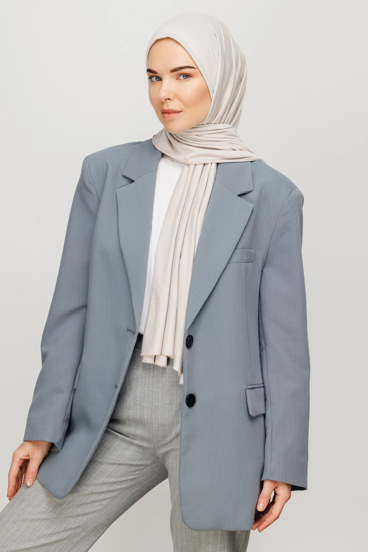 Cotton Scarf - Stone Color
