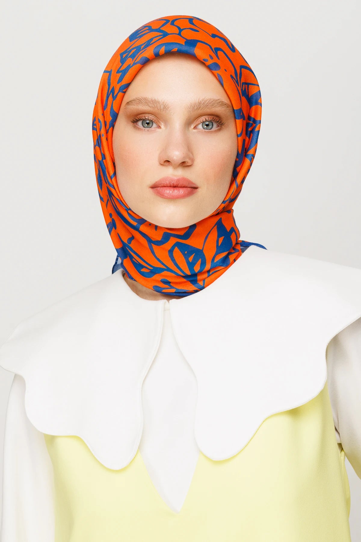 Floral Desen Dijital Soft Eşarp