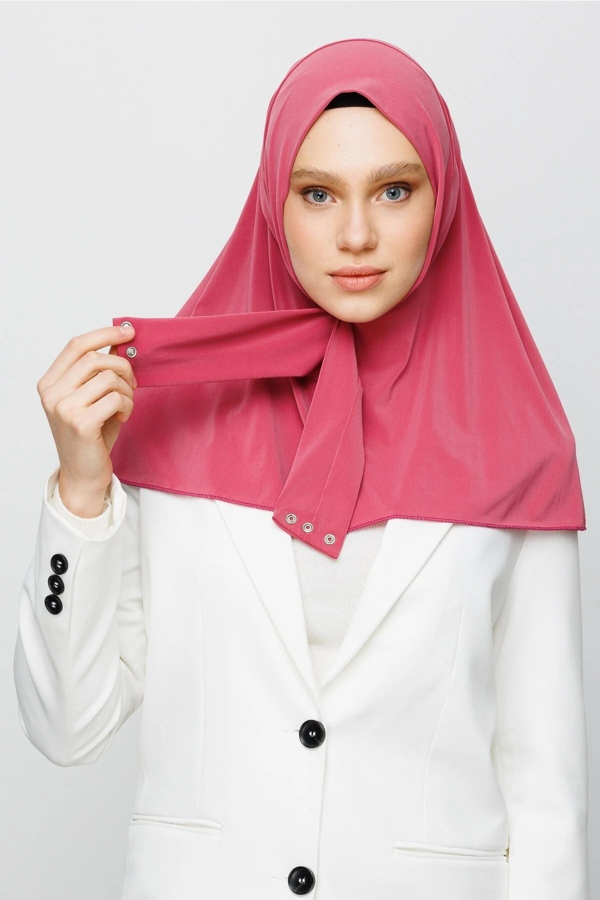 Ready-made Shawl - Brink Pink