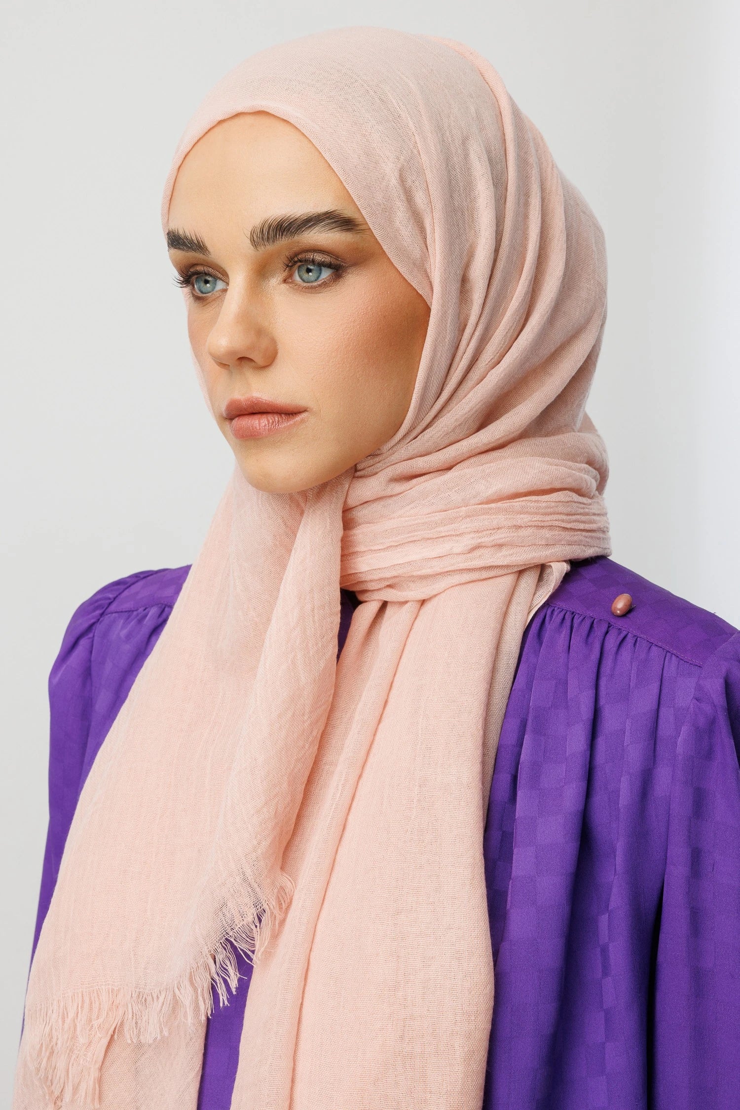 Dubai Shawl - Salmon