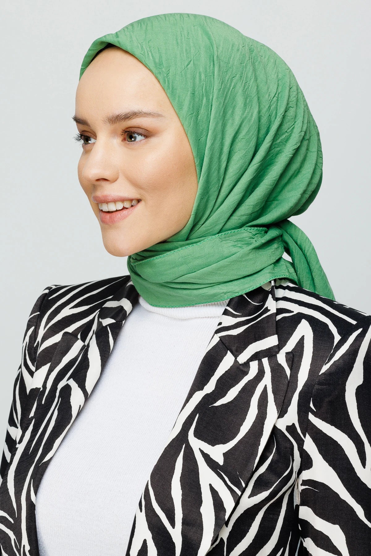 Bamboo Scarf - Aqua Green
