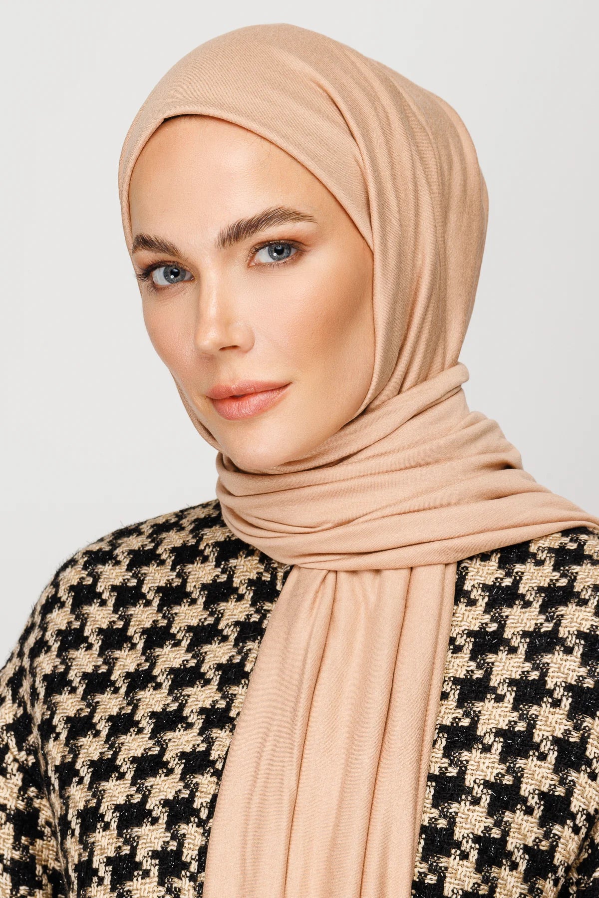 Cotton Scarf - Nude