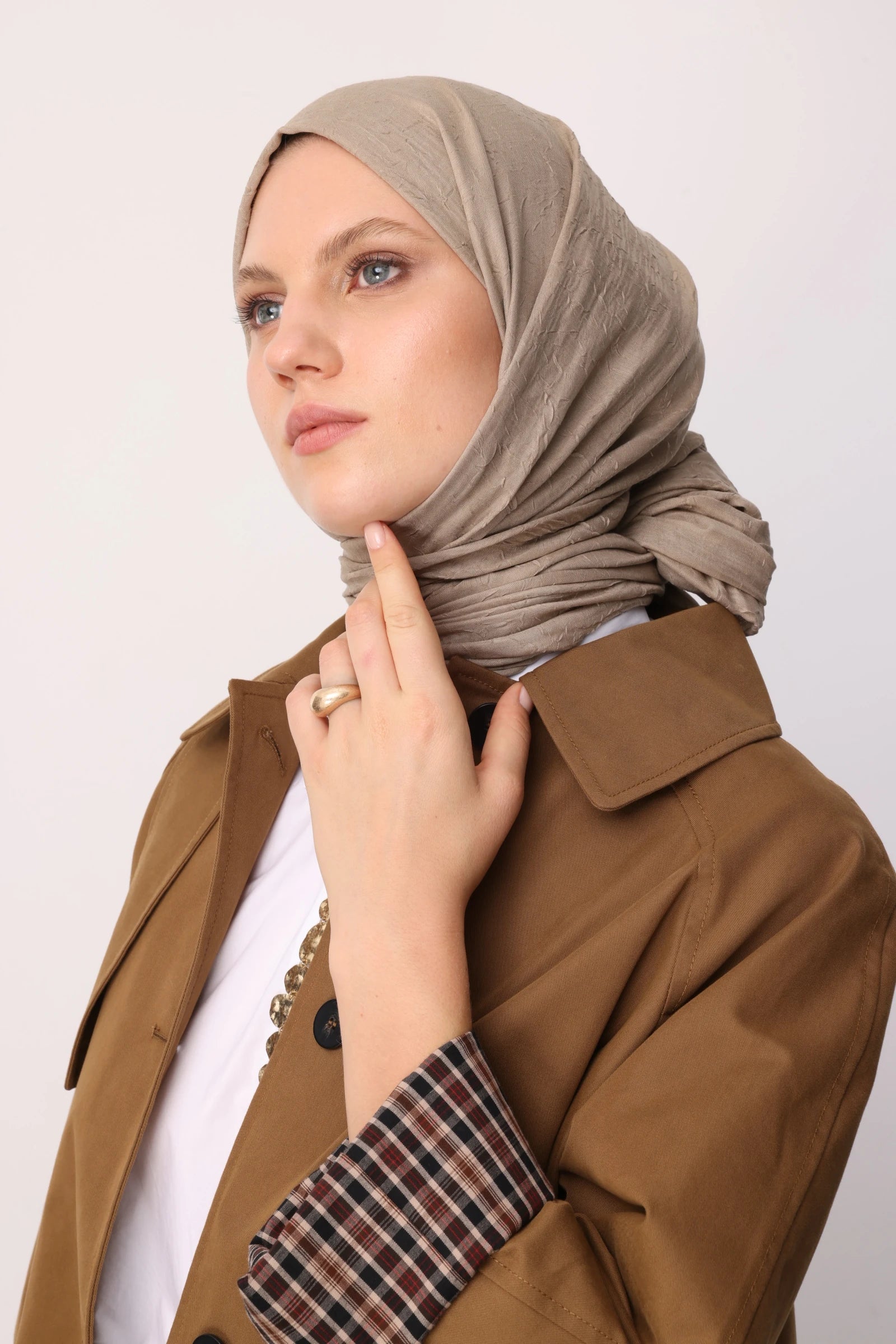 Bamboo Shawl - Latte