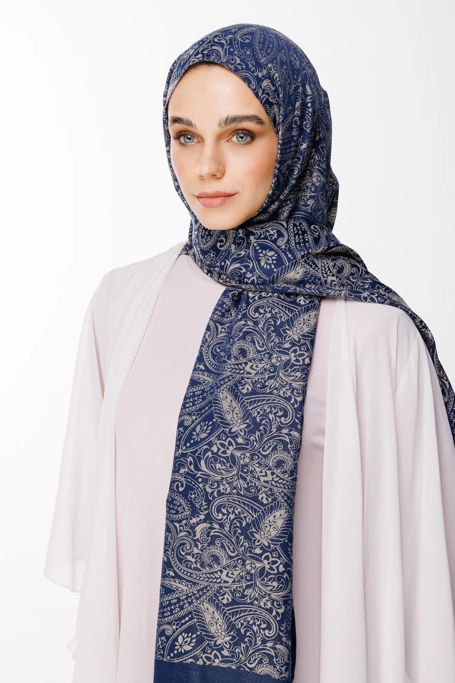 Velora Desen Çift Taraflı Şal