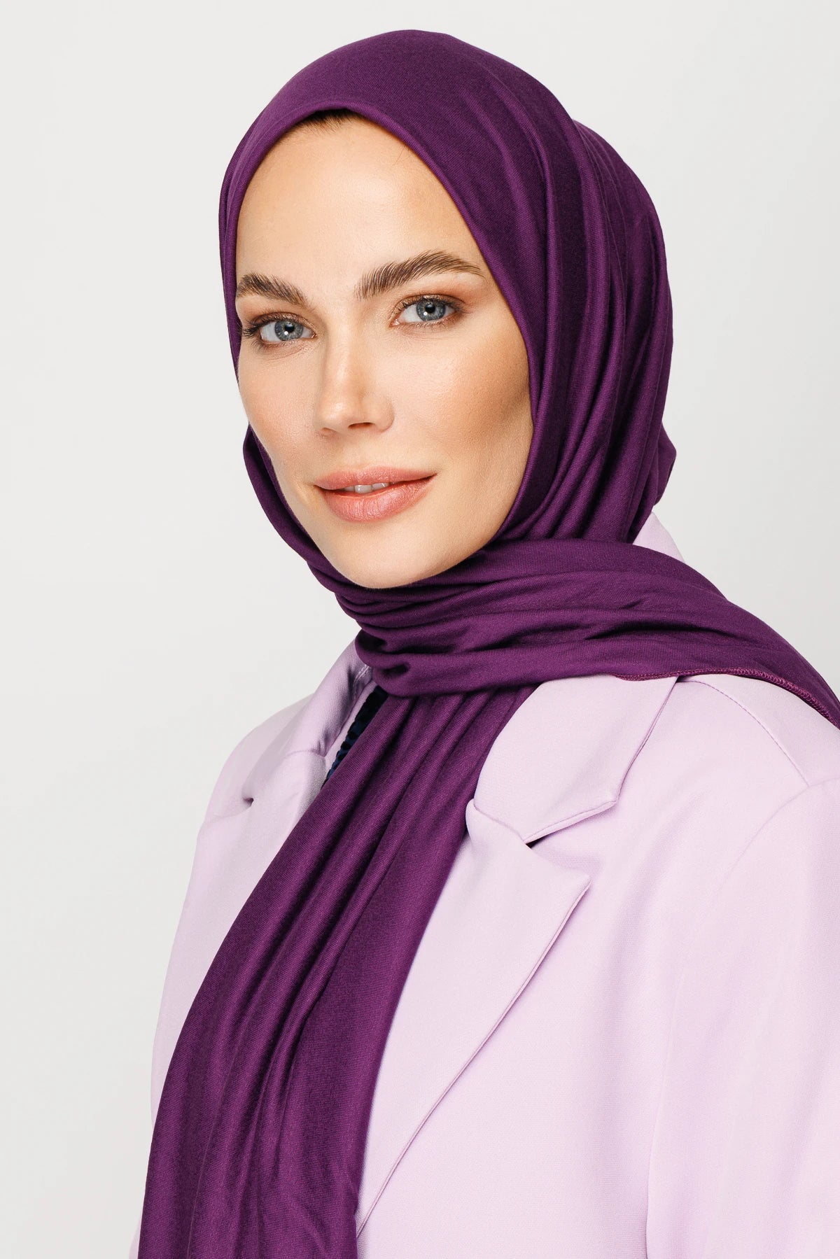 Cotton Scarf - Purple