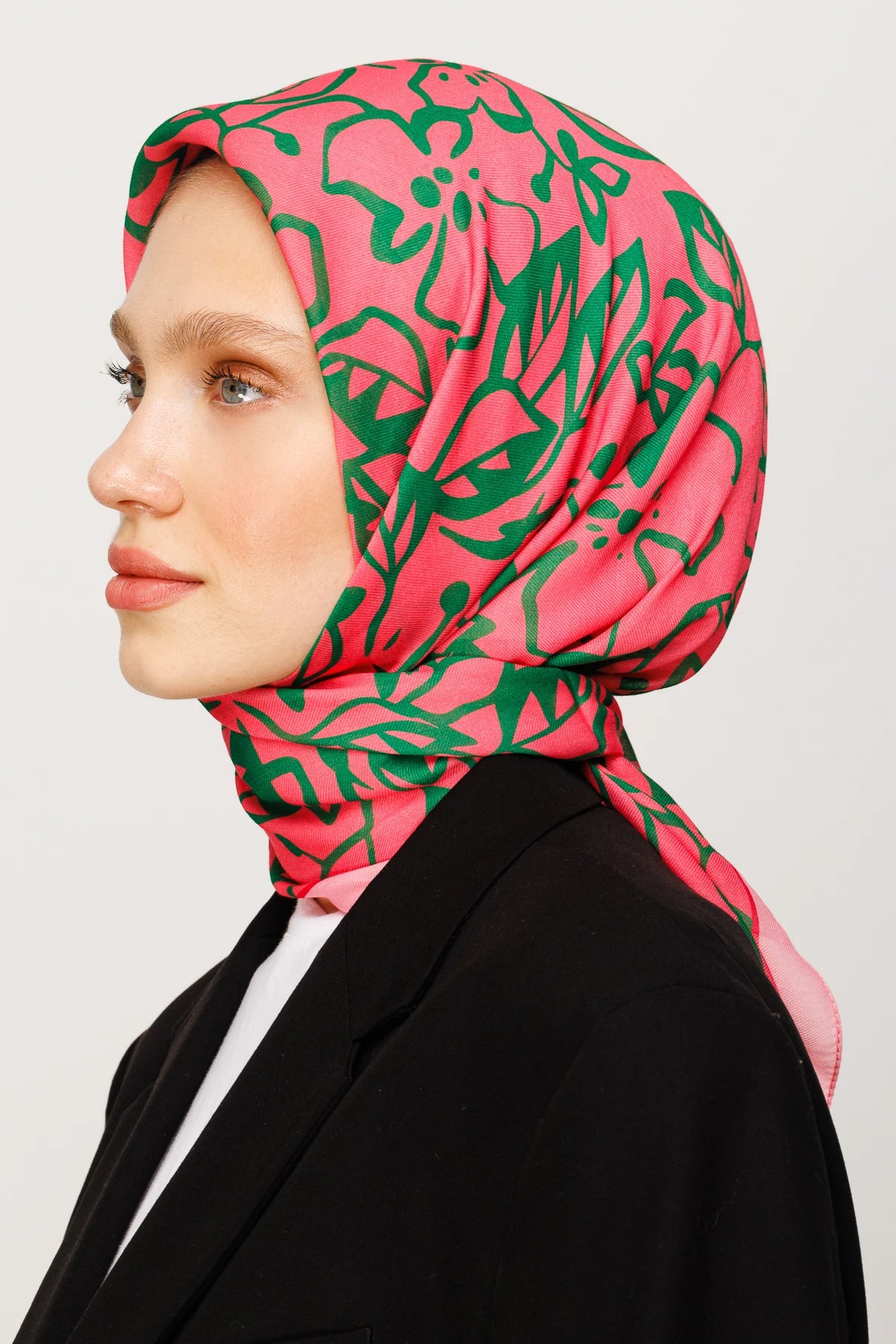 Floral Desen Dijital Soft Eşarp