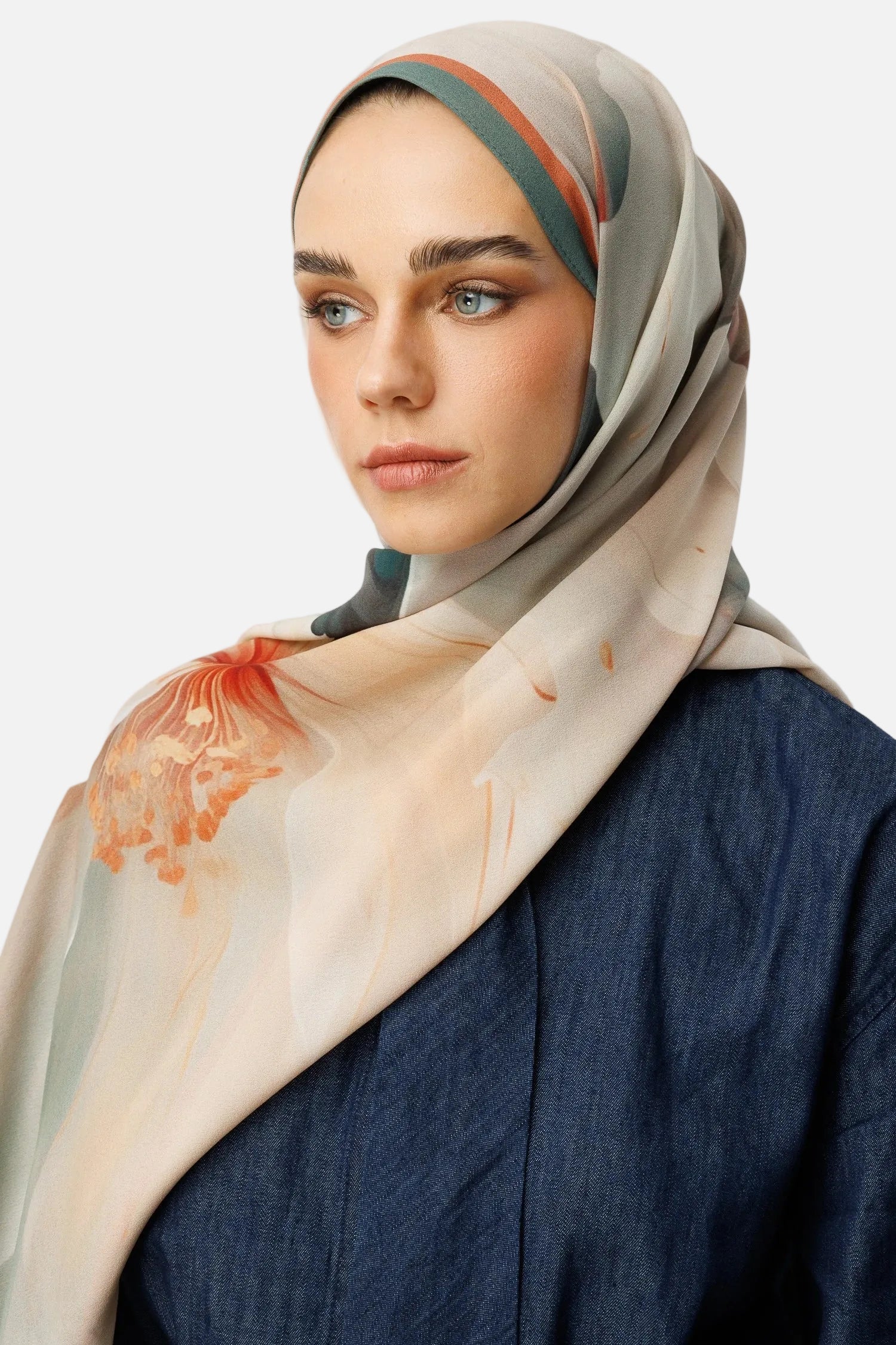 Pure Desen Hebei İpek Şal