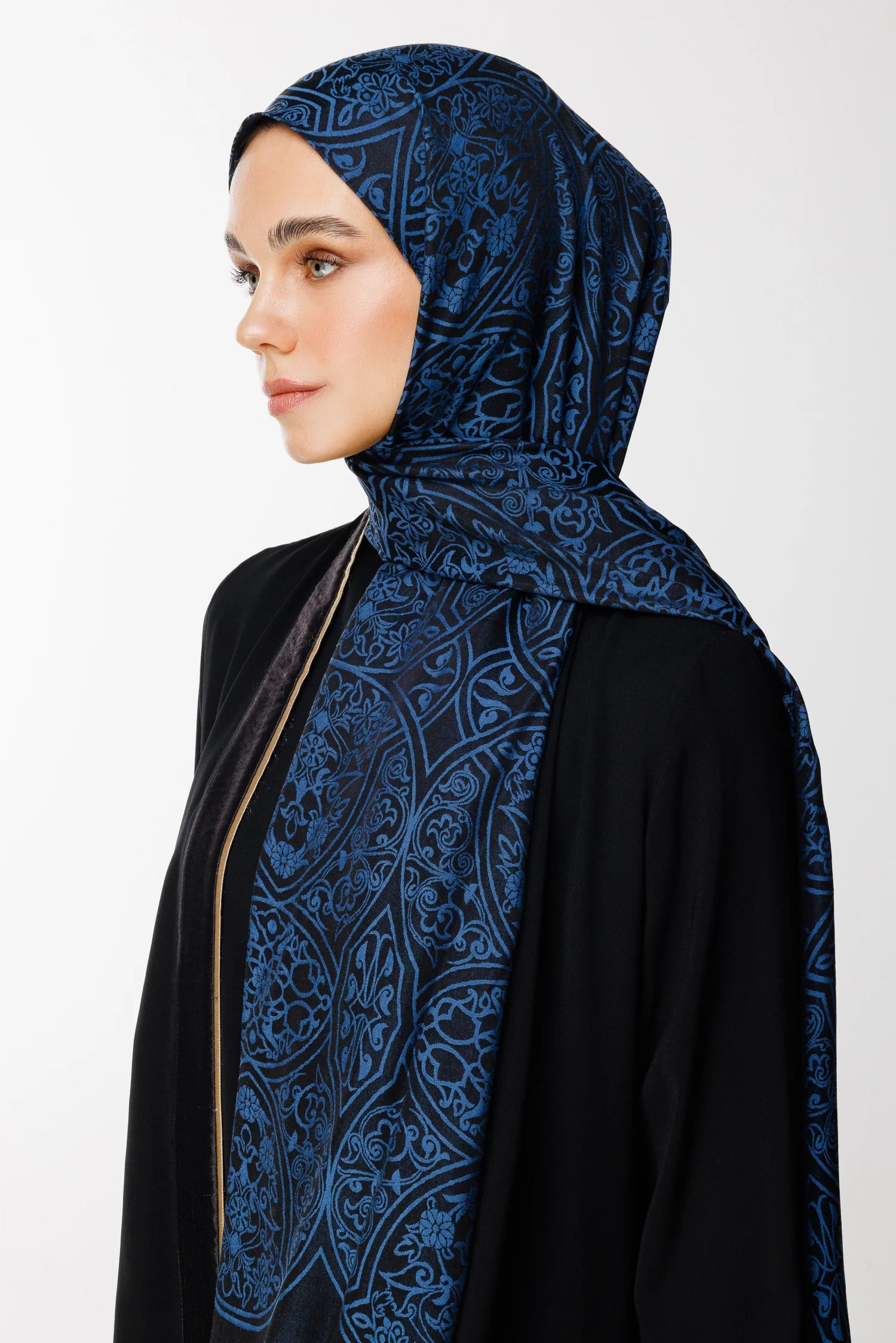 Morocco Desen Çift Taraflı Şal