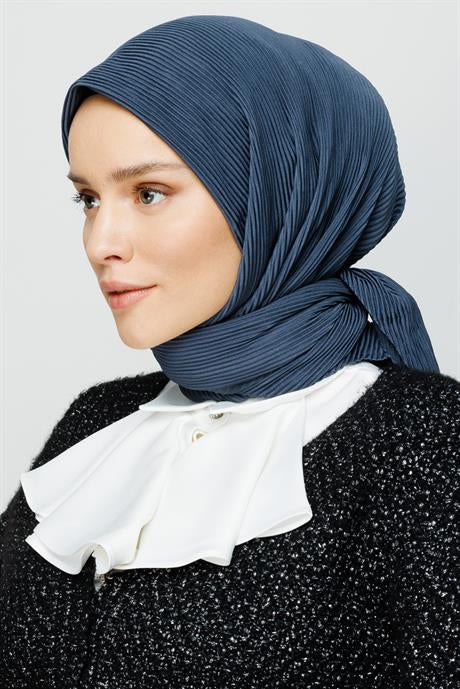 Pleated Scarf - Anthracite