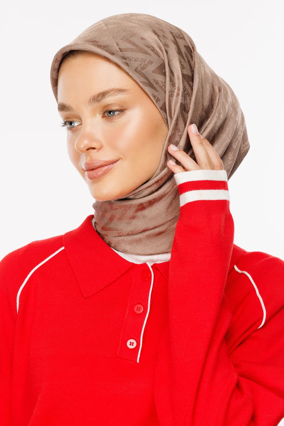 Luxury Jacquard Scarf - Canyon