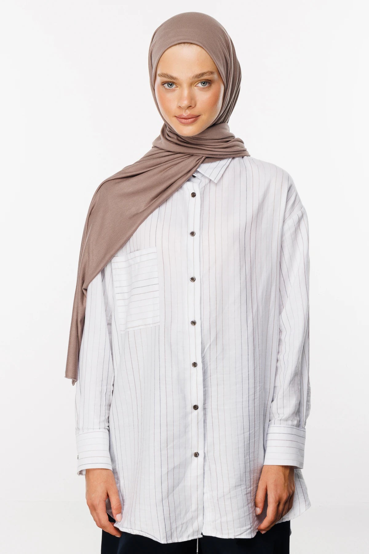 Cotton Scarf - Mink