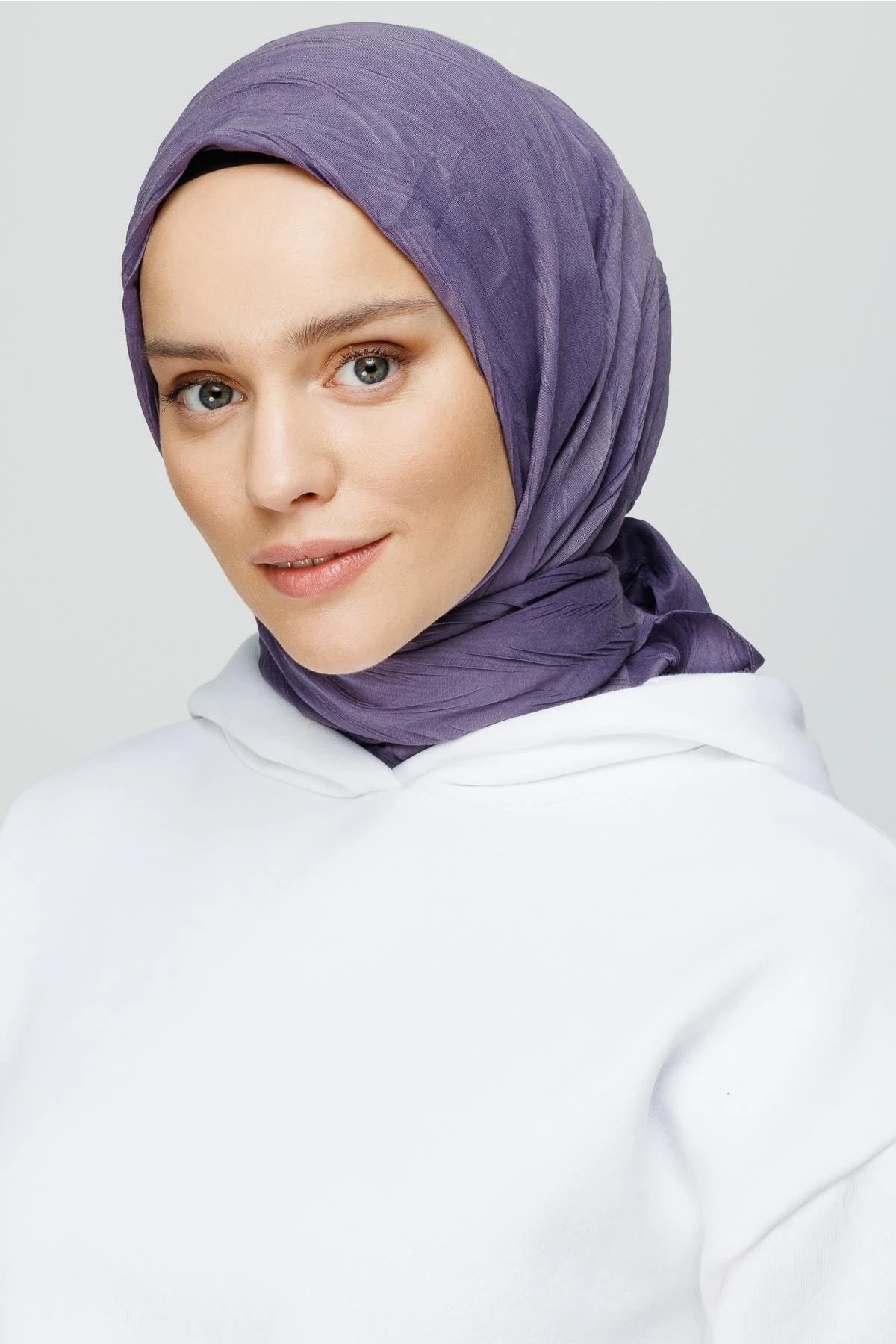 Pleated Bamboo Scarf - Lavender