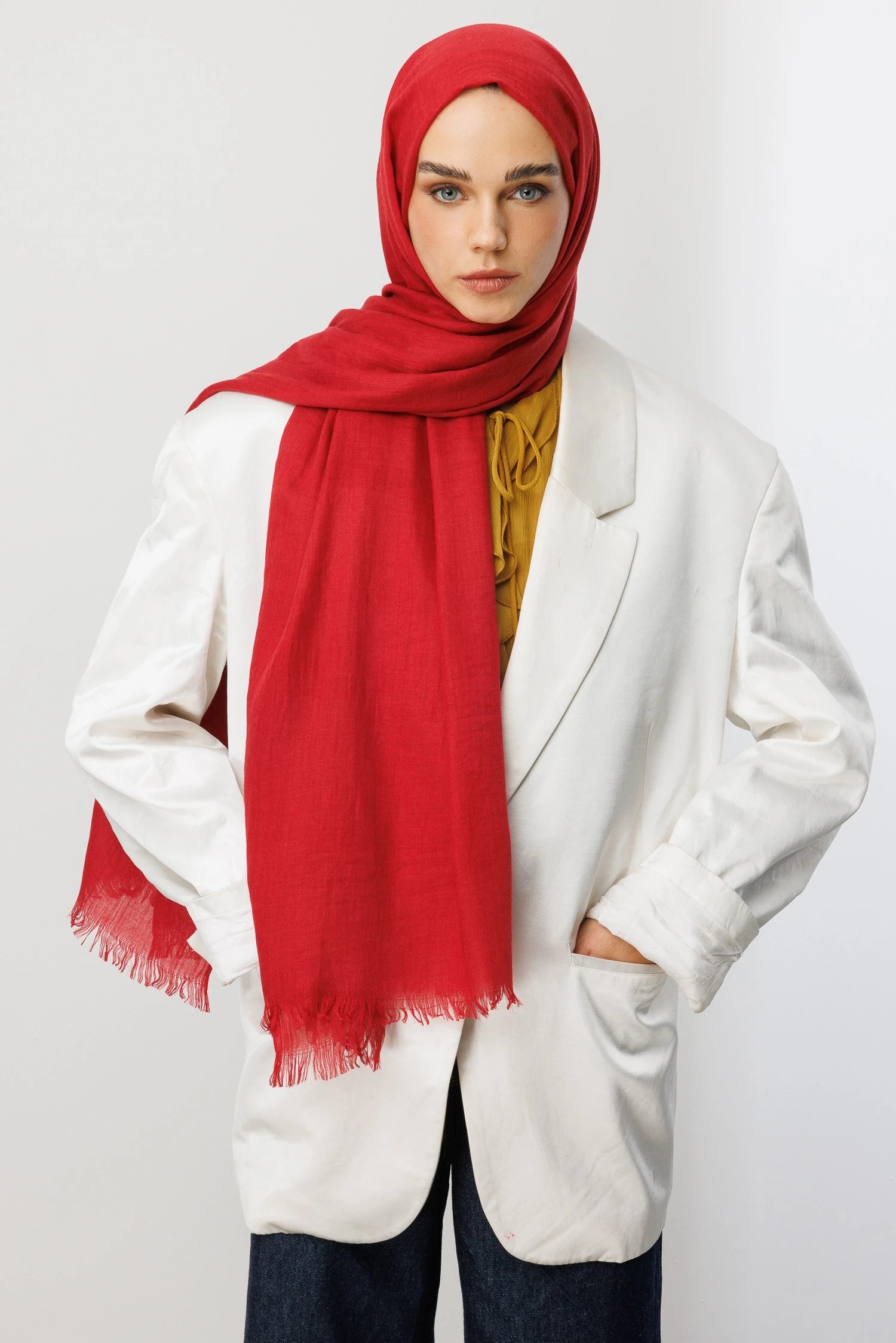 Dubai Shawl - Burgundy
