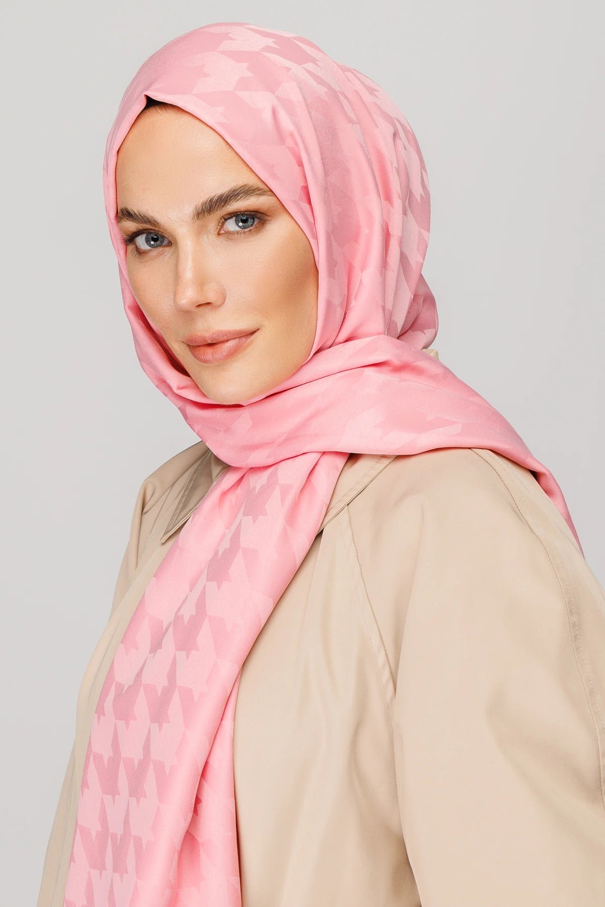 Kazayağı Desen İpeksi Jakar Şal