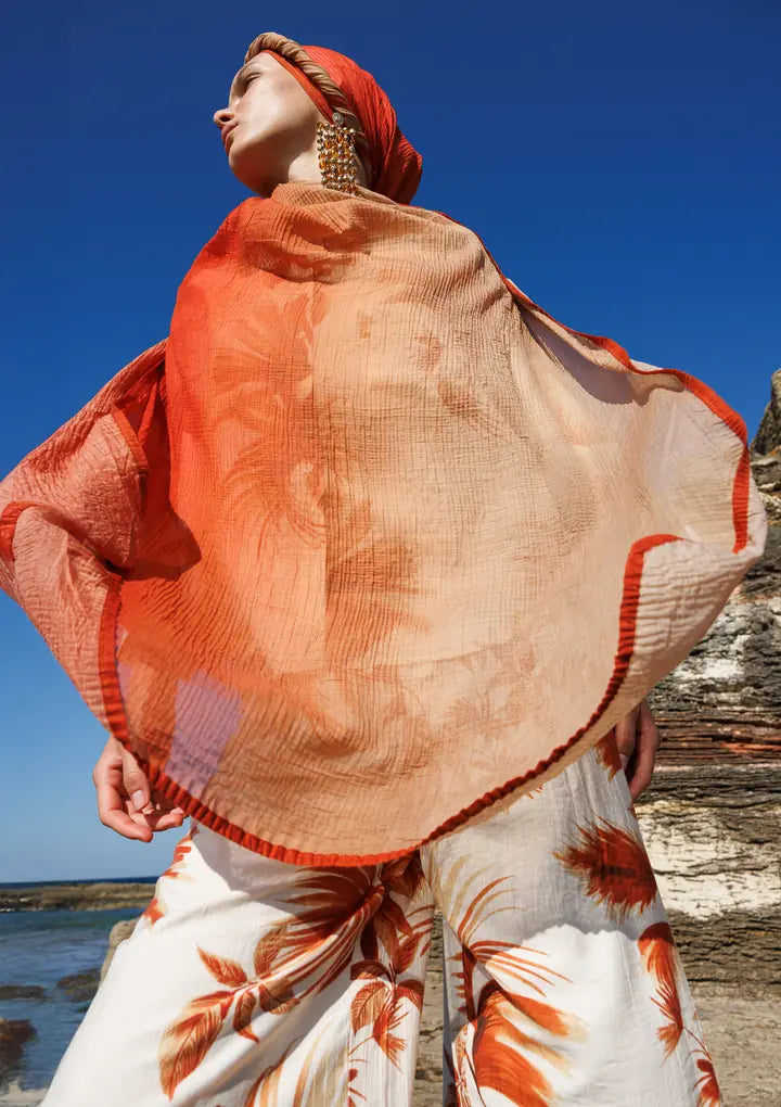 Gradient Muslin Shawl