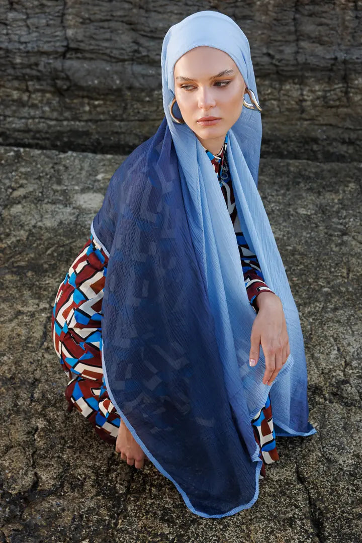 Gradient Muslin Shawl