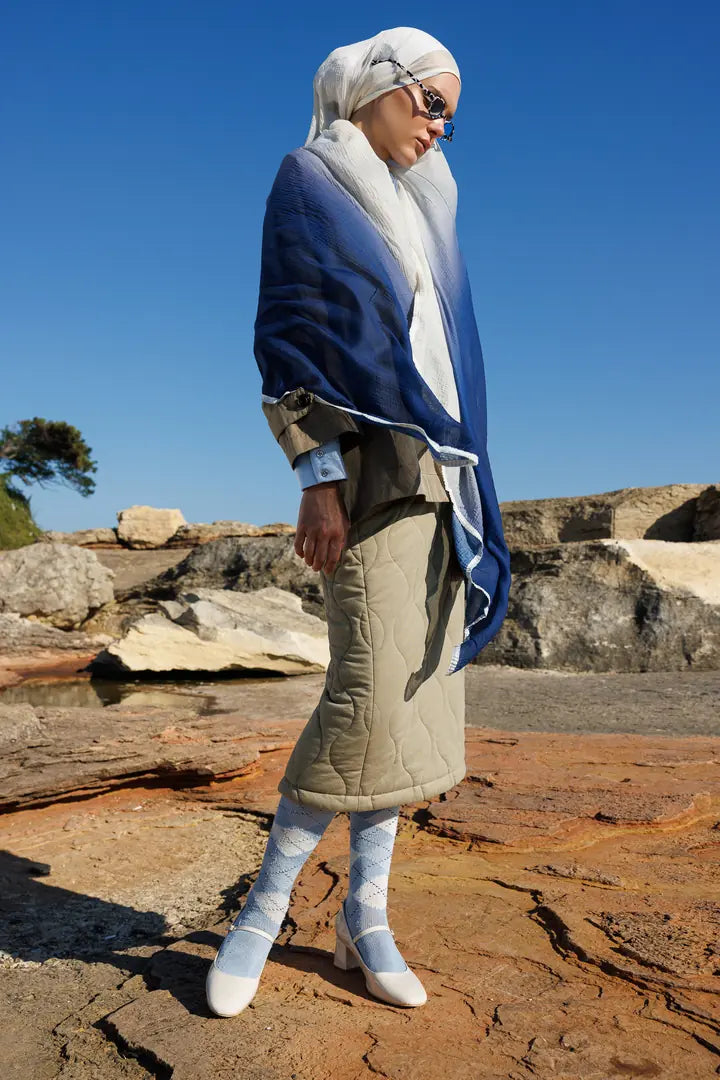 Gradient Muslin Shawl