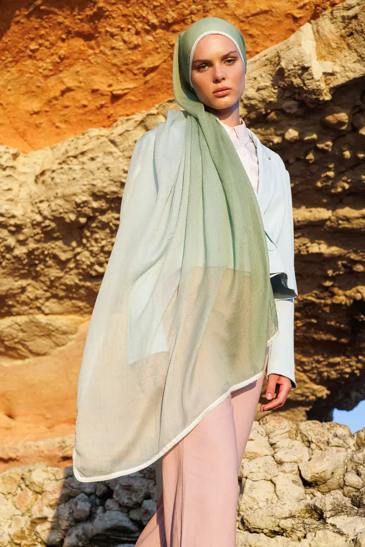 Gradient Muslin Shawl