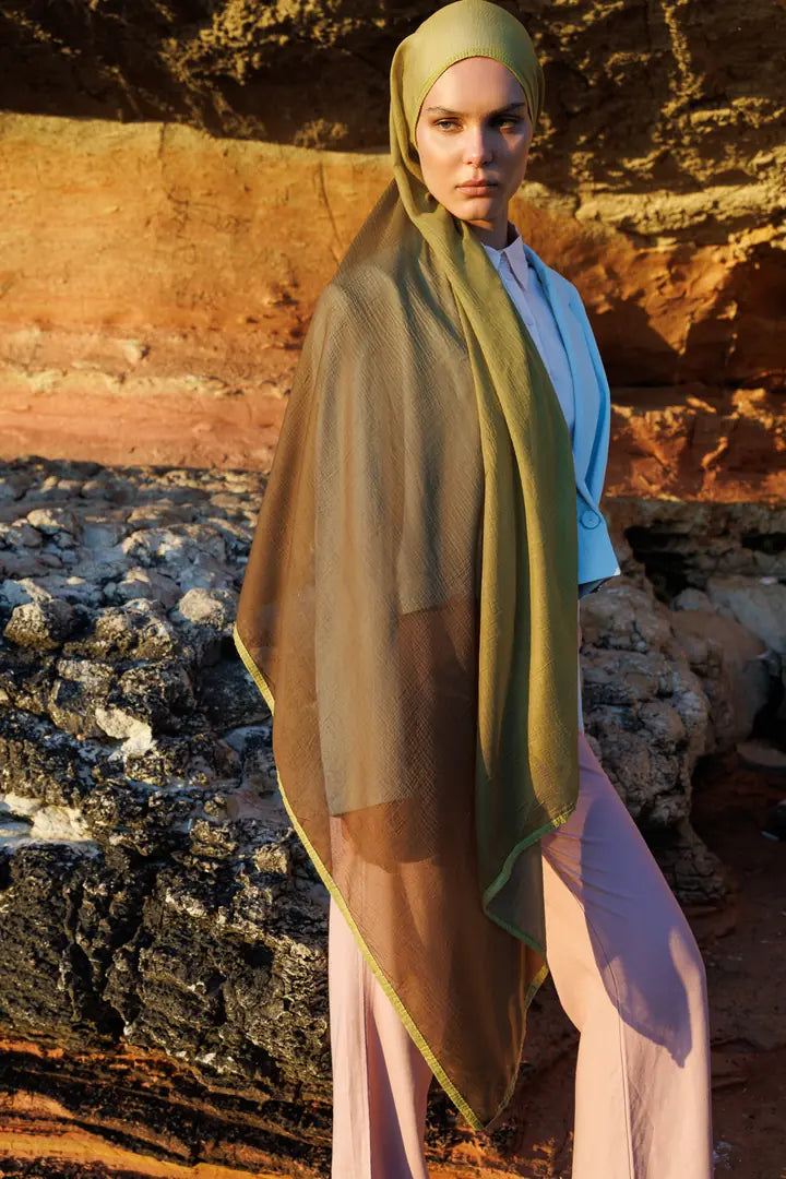 Gradient Muslin Shawl