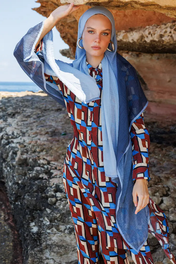 Gradient Muslin Shawl