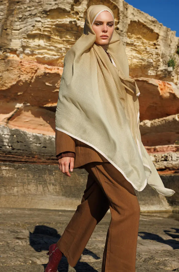 Gradient Muslin Shawl
