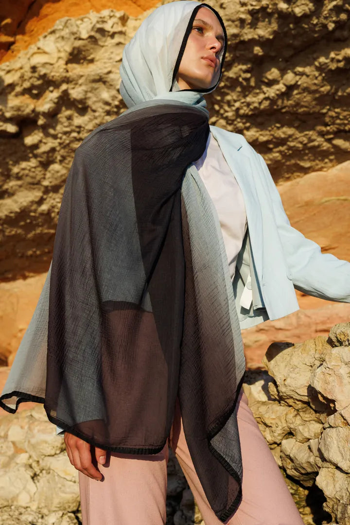 Gradient Muslin Shawl
