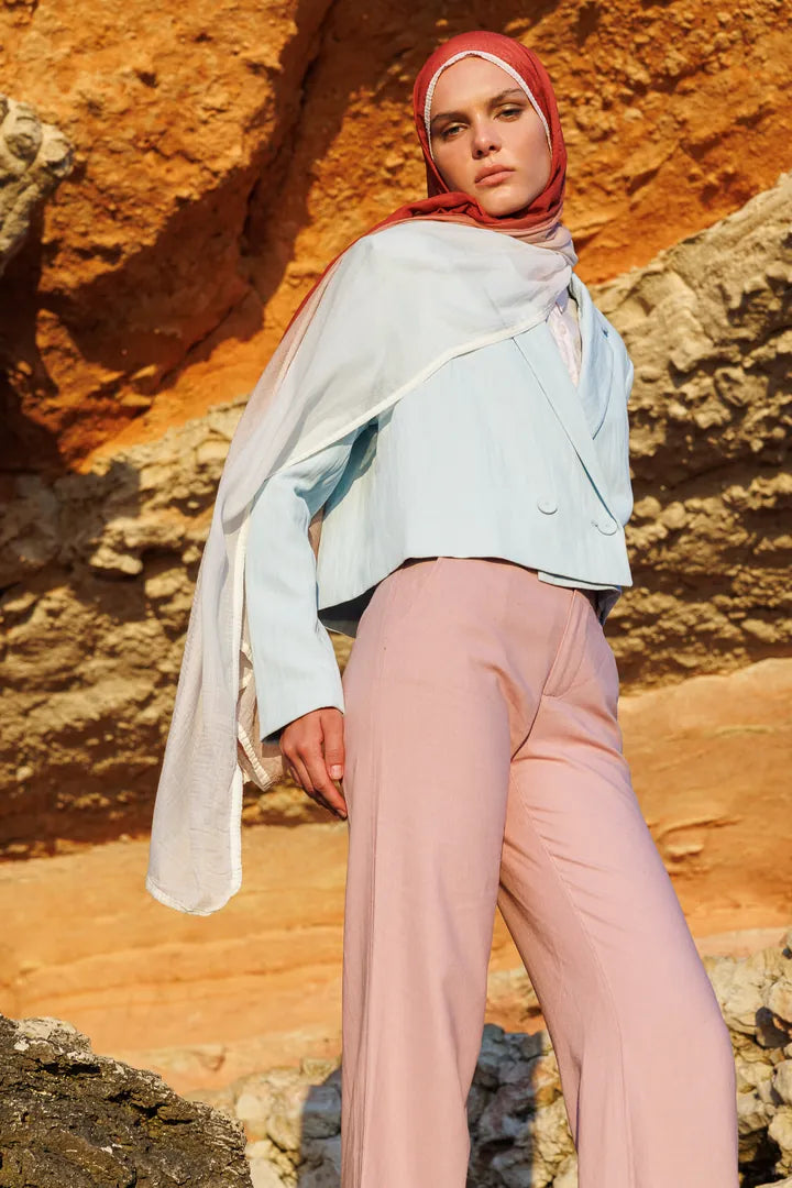 Gradient Muslin Shawl