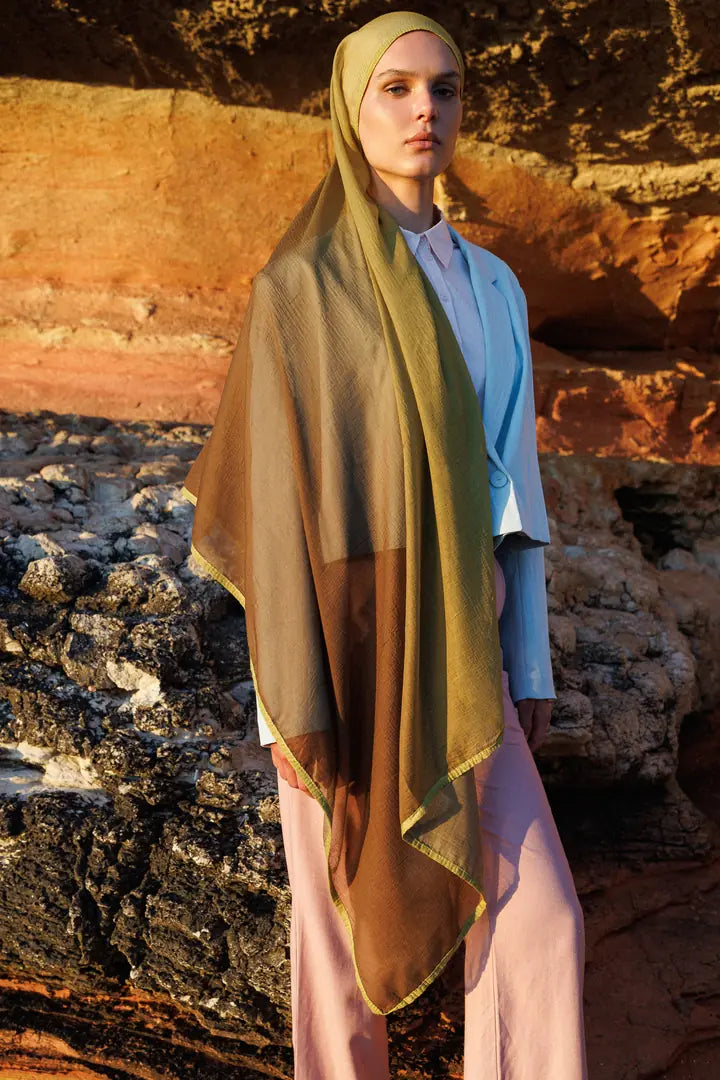 Gradient Muslin Shawl