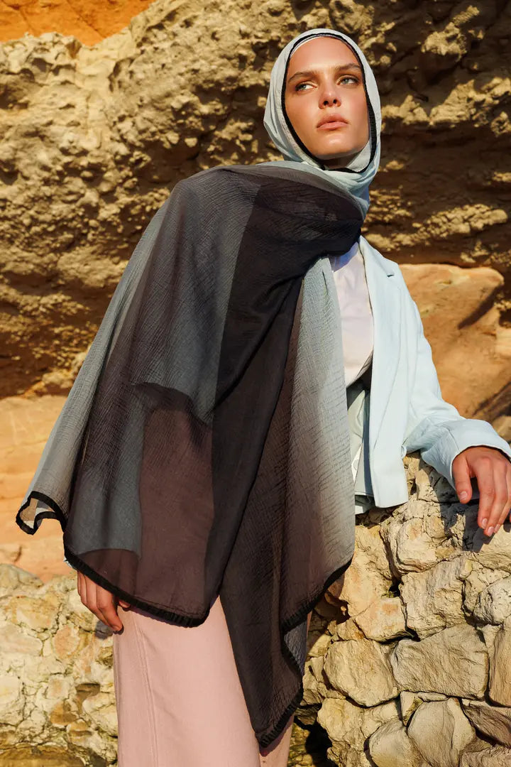 Gradient Muslin Shawl